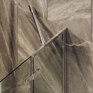 Шторка на ванну MaybahGlass MGV-656-4 69см хром глянцевый